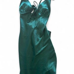 Elegant Green Maxi Dress